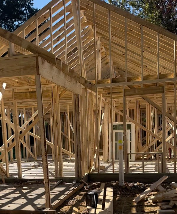 Construction framing detail